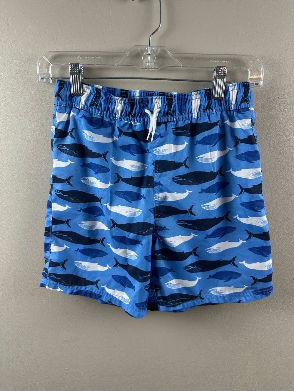 Janie and Jack Blue Whale Swim Trunks